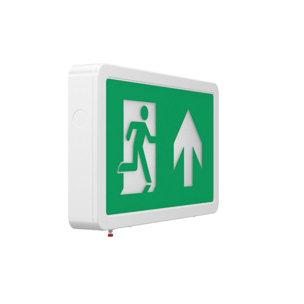 MAGNA Over Door Fire Exit Box Running Man Light | LED 4W 200lm | 6000K Daylight White | IP20 | 3hr Emergency Function | Left Arrow