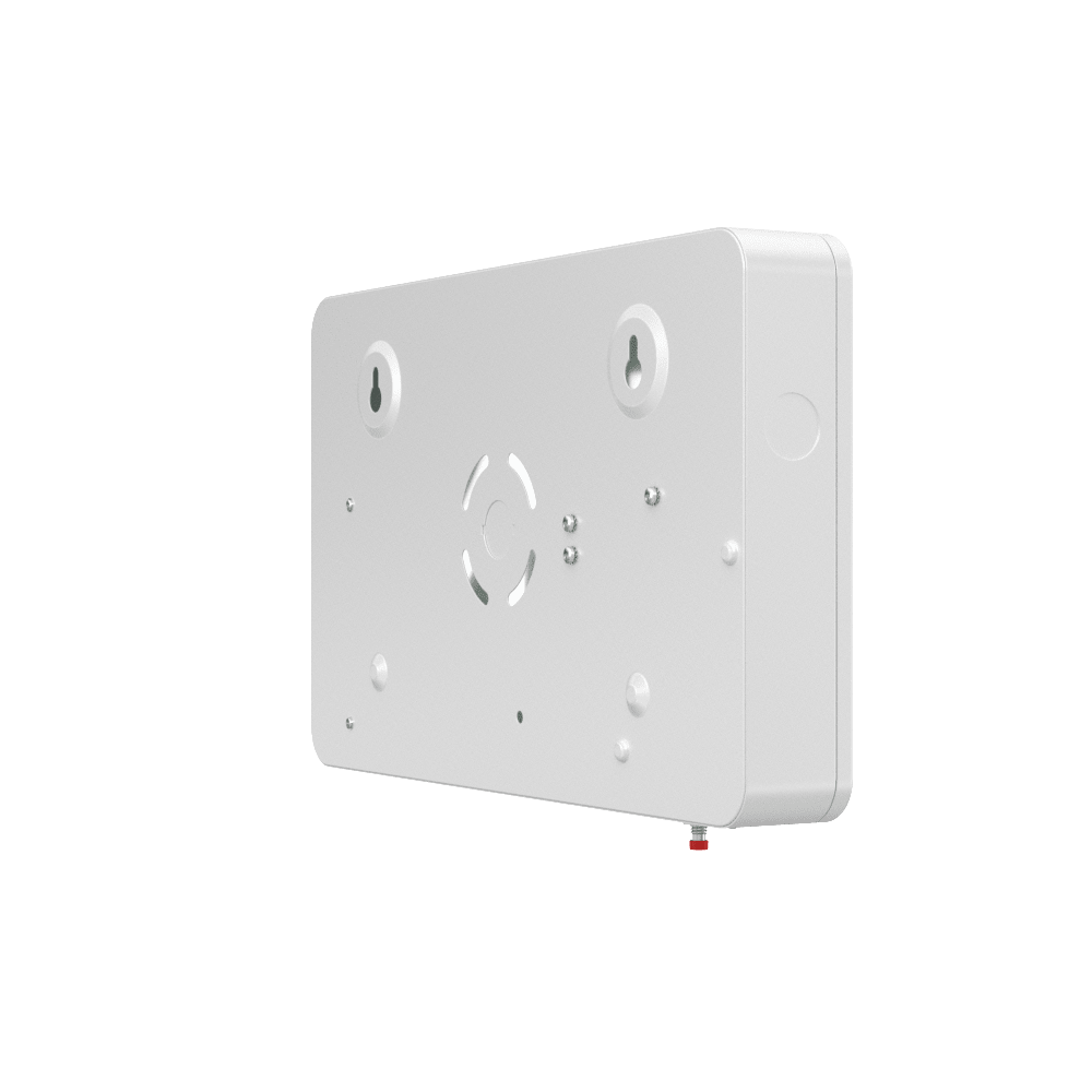 MAGNA Over Door Fire Exit Box Running Man Light | LED 4W 200lm | 6000K Daylight White | IP20 | 3hr Emergency Function | Down Arrow - LightHub Direct