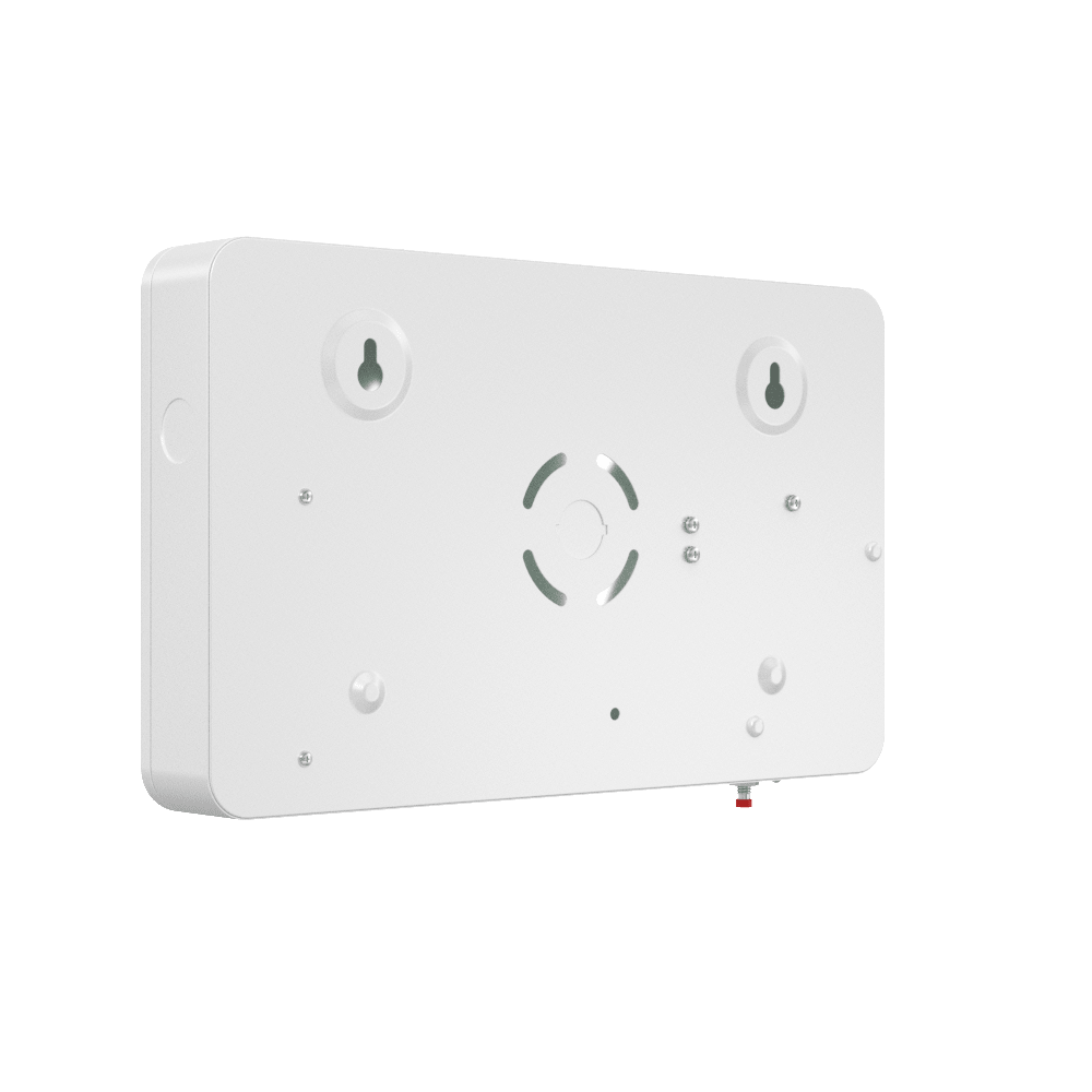 MAGNA Over Door Fire Exit Box Running Man Light | LED 4W 200lm | 6000K Daylight White | IP20 | 3hr Emergency Function | Down Arrow - LightHub Direct