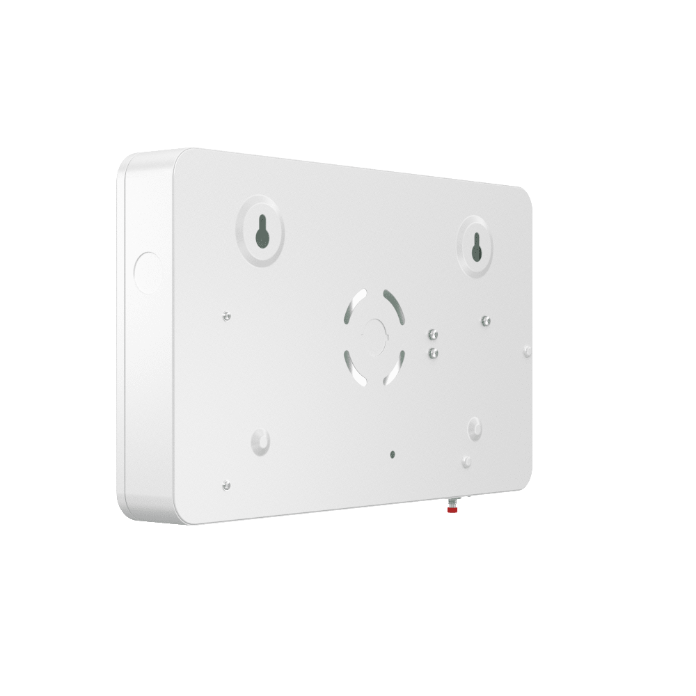 MAGNA Over Door Fire Exit Box Running Man Light | LED 4W 200lm | 6000K Daylight White | IP20 | 3hr Emergency Function | Down Arrow - LightHub Direct