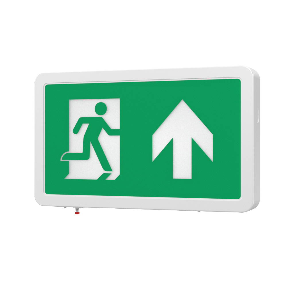 MAGNA Over Door Fire Exit Box Running Man Light | LED 4W 200lm | 6000K Daylight White | IP20 | 3hr Emergency Function | Right Arrow