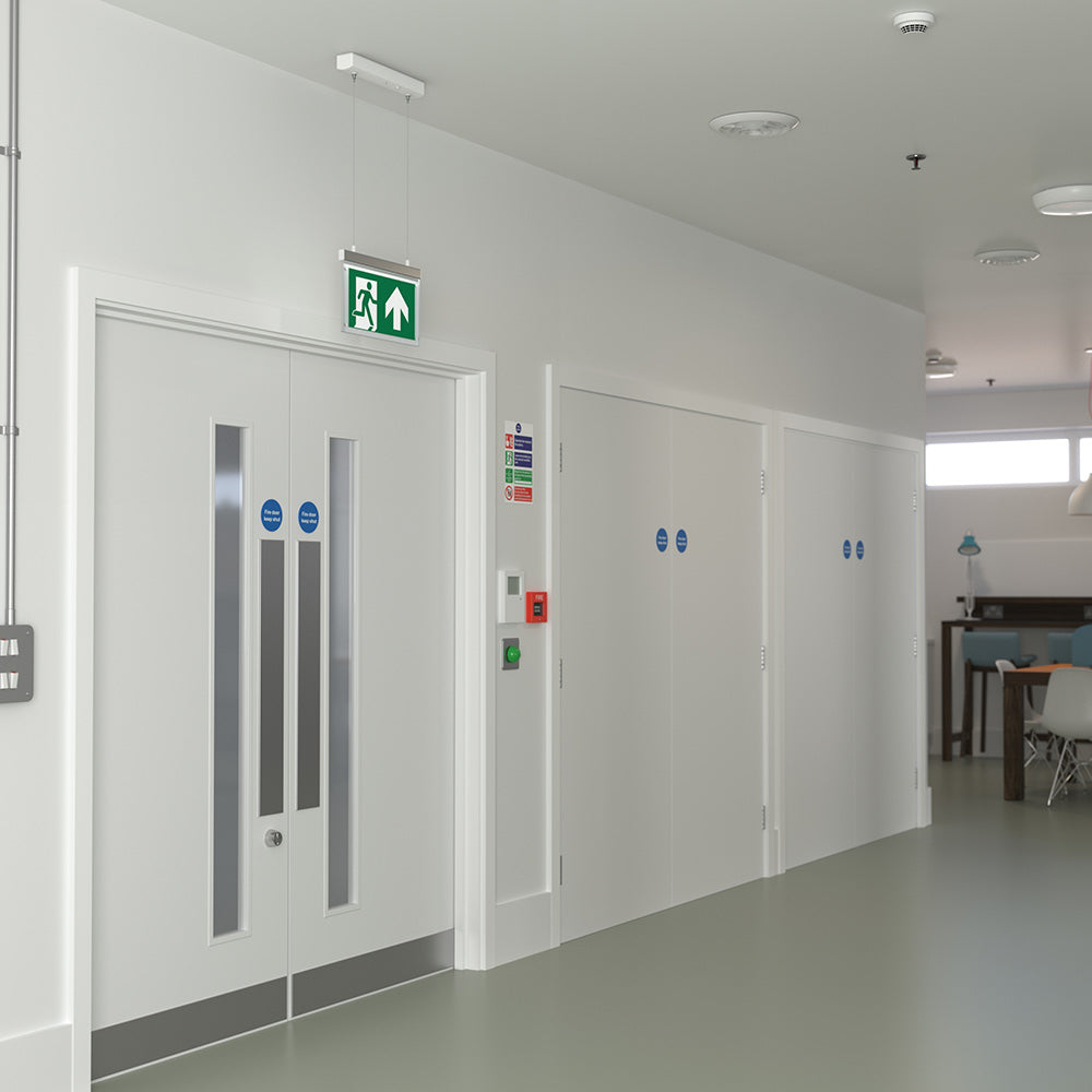 EDGE Emergency Exit Running Man Sign | LED 3W 200LM | 6000K Daylight | IP20 | Surface Mounted Suspended