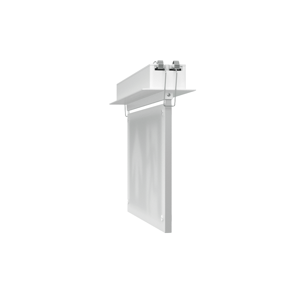 EDGE Recessed Ceiling Exit Running Man Sign Light | LED 3W 200lm | 6000K Daylight White | IP20 | 3hr Emergency Function - LightHub Direct