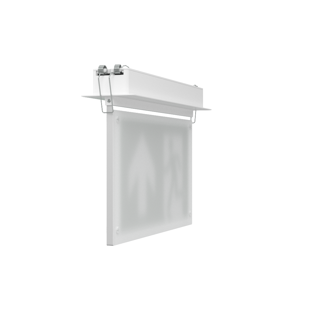 EDGE Recessed Ceiling Exit Running Man Sign Light | LED 3W 200lm | 6000K Daylight White | IP20 | 3hr Emergency Function