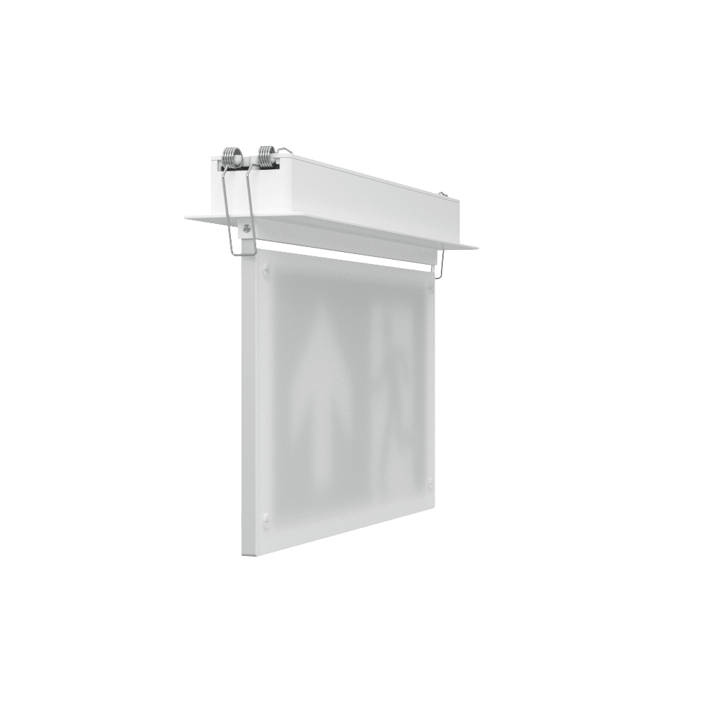 EDGE Recessed Ceiling Exit Running Man Sign Light | LED 3W 200lm | 6000K Daylight White | IP20 | 3hr Emergency Function - LightHub Direct