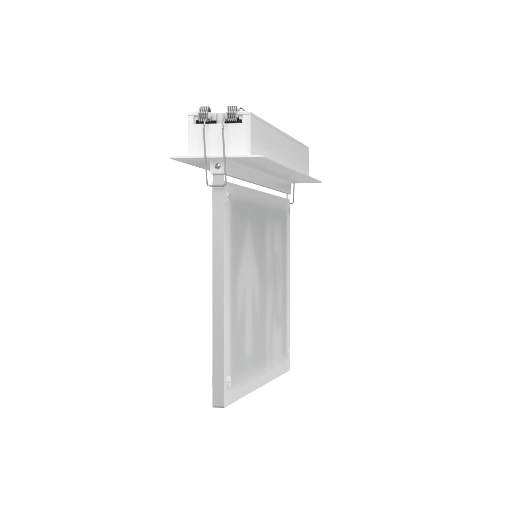 EDGE Recessed Ceiling Exit Running Man Sign Light | LED 3W 200lm | 6000K Daylight White | IP20 | 3hr Emergency Function - LightHub Direct