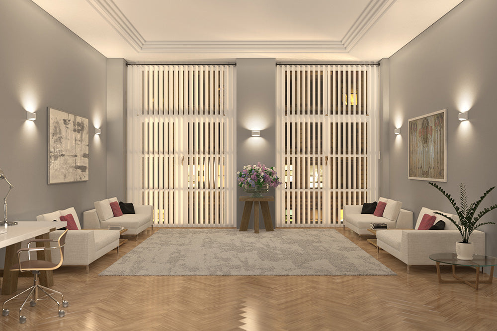 ALPHA G9 LED Curved Plaster Uplighter Fitting | Up Down Light Effect | 3000K Warm White Dimmable