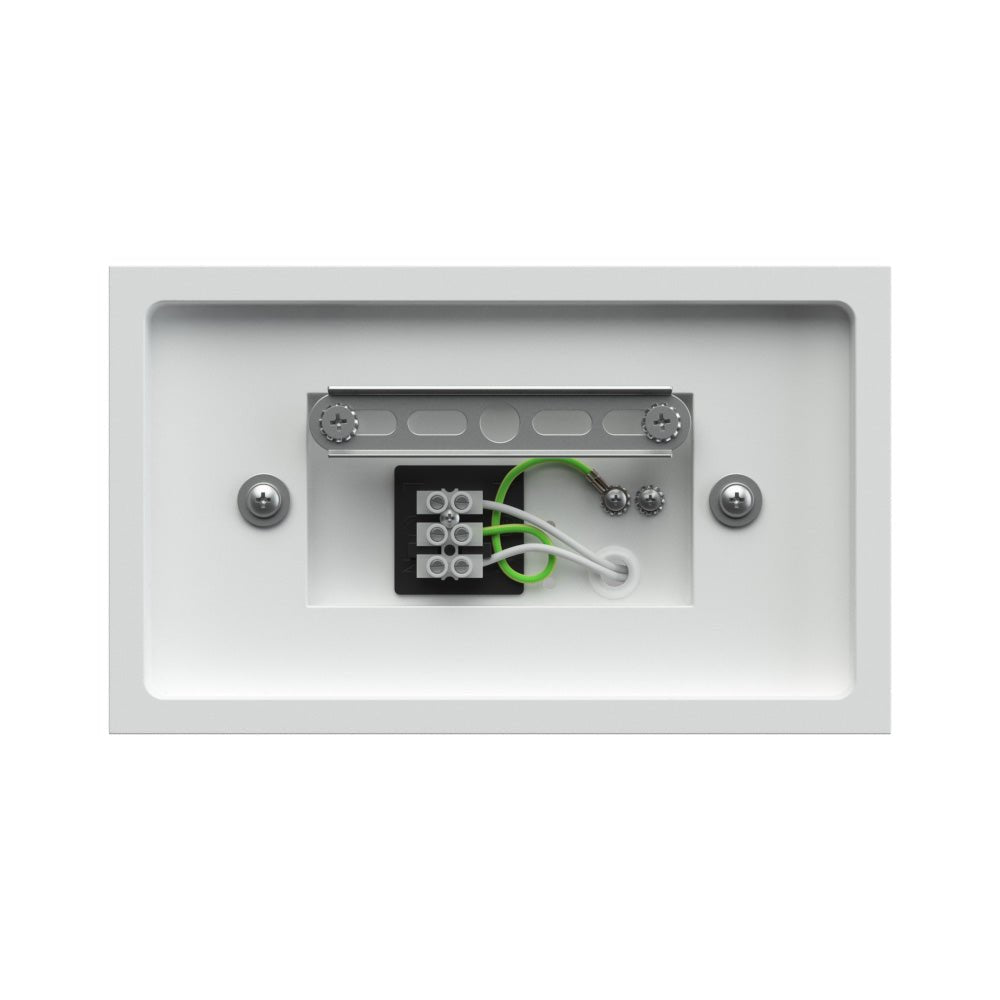 ALPHA G9 Curved Plaster Uplighter Wall Fitting | Up Down Light Effect - LightHub Direct