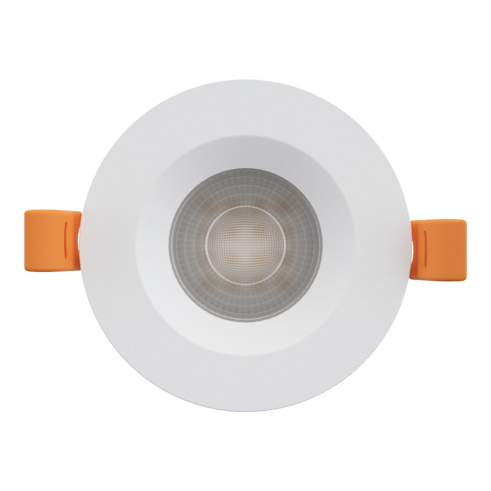 STRATA ONE | Tri-Colour CCT | LED Fire Rated Downlight | Dimmable 6W 600lm | IP65 | White