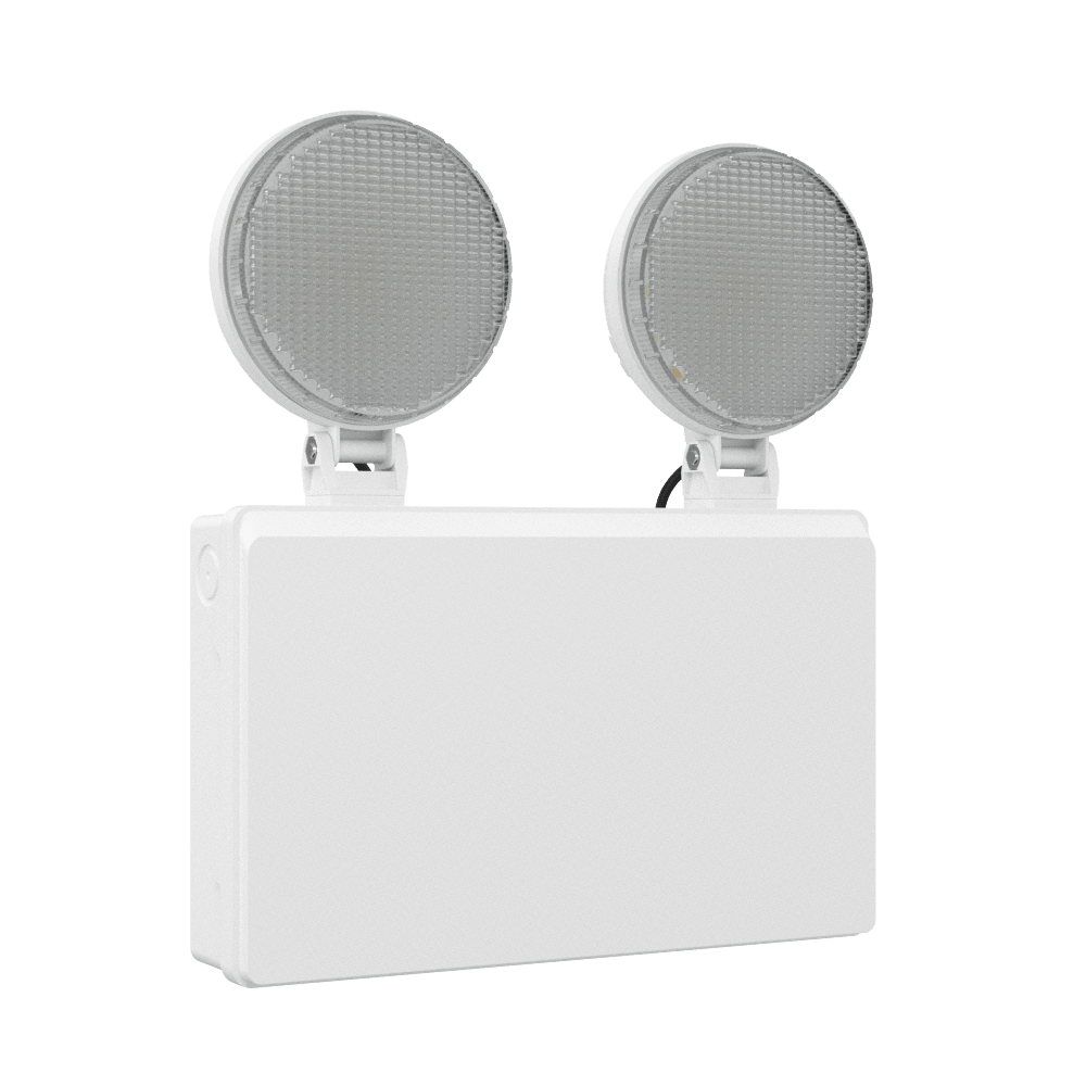 TWIN SPOT Wall Light | LED 4W 405LM | 4000K Cool White | IP20 | Non - Maintained | 3hr Emergency Function - LightHub Direct
