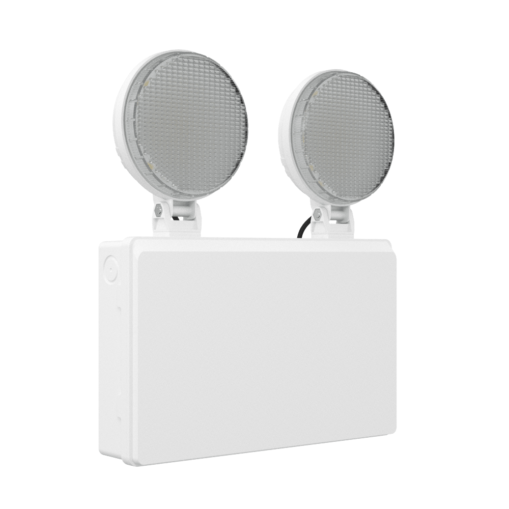 TWIN SPOT Wall Light | LED 4W 405LM | 4000K Cool White | IP20 | Non - Maintained | 3hr Emergency Function - LightHub Direct