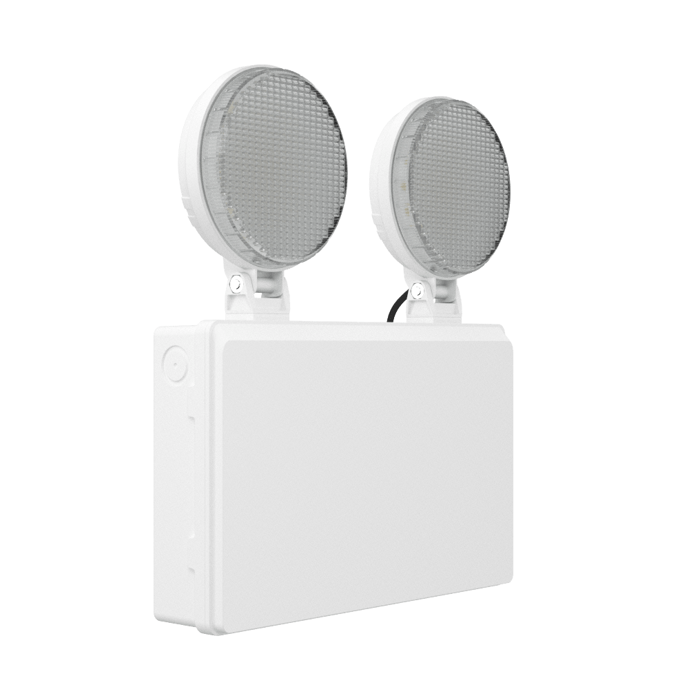 TWIN SPOT Wall Light | LED 4W 405LM | 4000K Cool White | IP20 | Non - Maintained | 3hr Emergency Function - LightHub Direct
