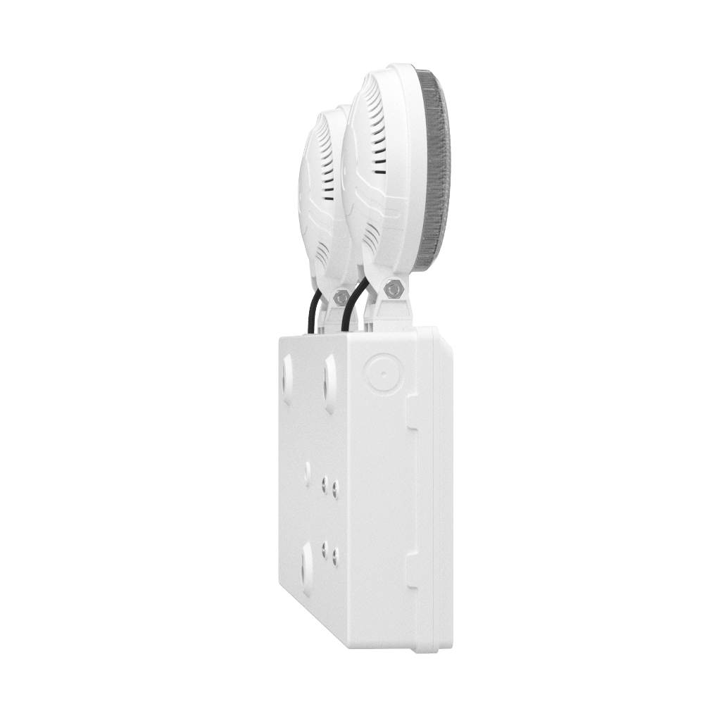 TWIN SPOT Wall Light | LED 4W 405LM | 4000K Cool White | IP20 | Non - Maintained | 3hr Emergency Function - LightHub Direct
