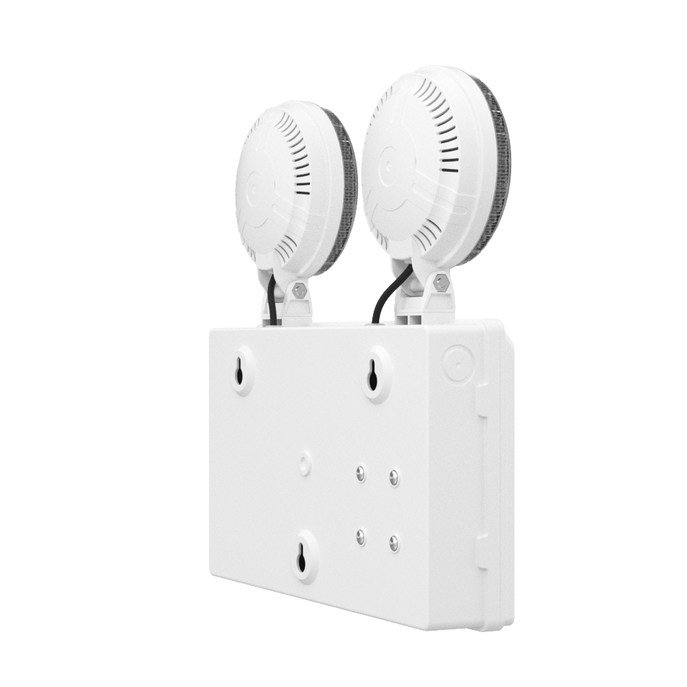TWIN SPOT Wall Light | LED 4W 405LM | 4000K Cool White | IP20 | Non - Maintained | 3hr Emergency Function - LightHub Direct