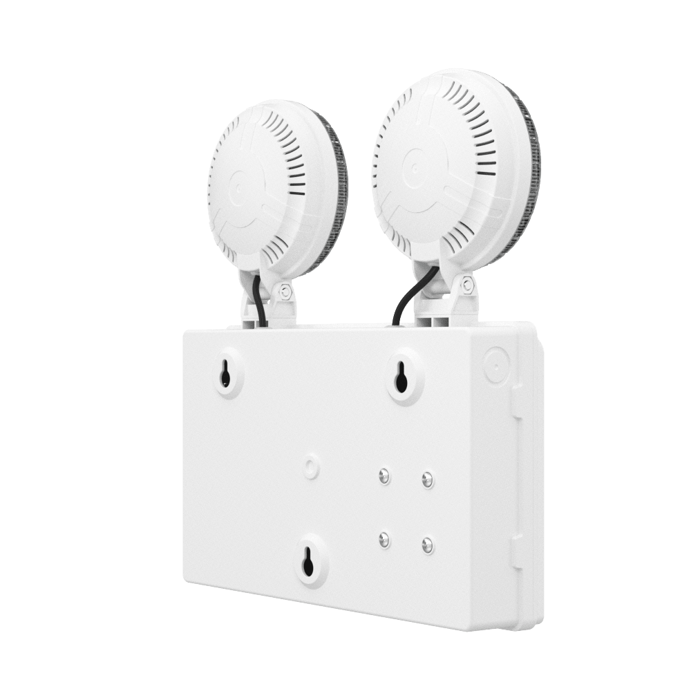 TWIN SPOT Wall Light | LED 4W 405LM | 4000K Cool White | IP20 | Non - Maintained | 3hr Emergency Function - LightHub Direct