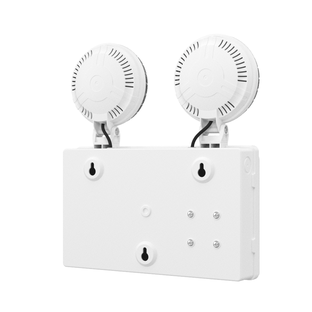 TWIN SPOT Wall Light | LED 4W 405LM | 4000K Cool White | IP20 | Non - Maintained | 3hr Emergency Function - LightHub Direct