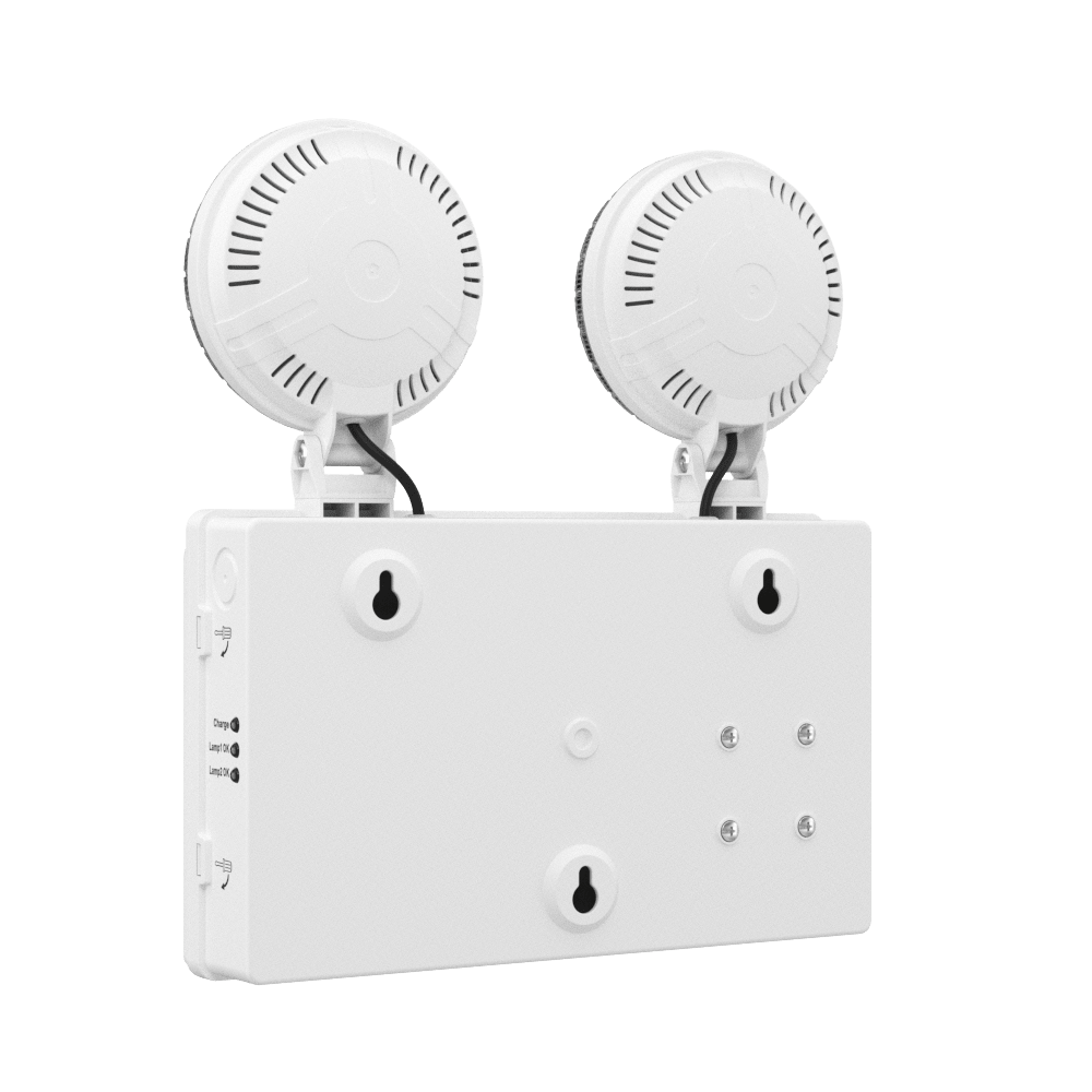 TWIN SPOT Wall Light | LED 4W 405LM | 4000K Cool White | IP20 | Non - Maintained | 3hr Emergency Function - LightHub Direct