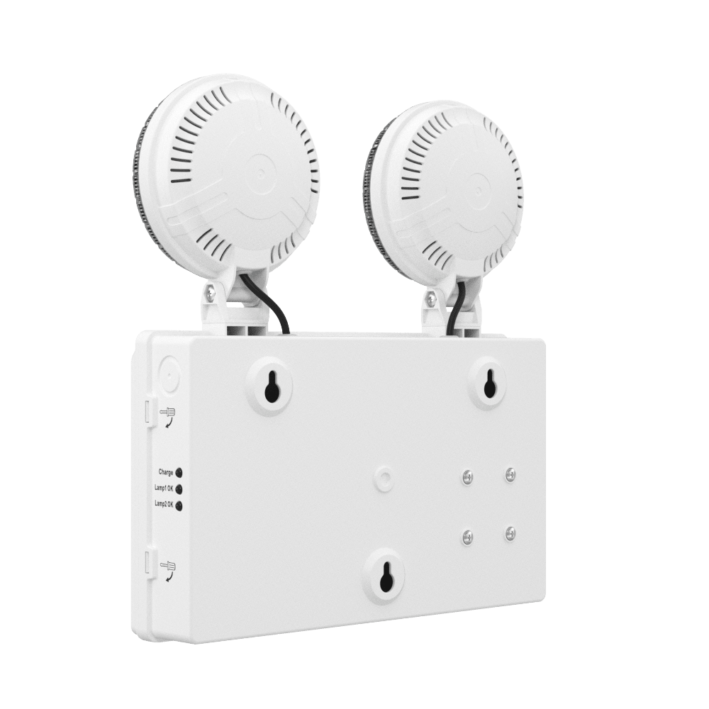 TWIN SPOT Wall Light | LED 4W 405LM | 4000K Cool White | IP20 | Non - Maintained | 3hr Emergency Function - LightHub Direct