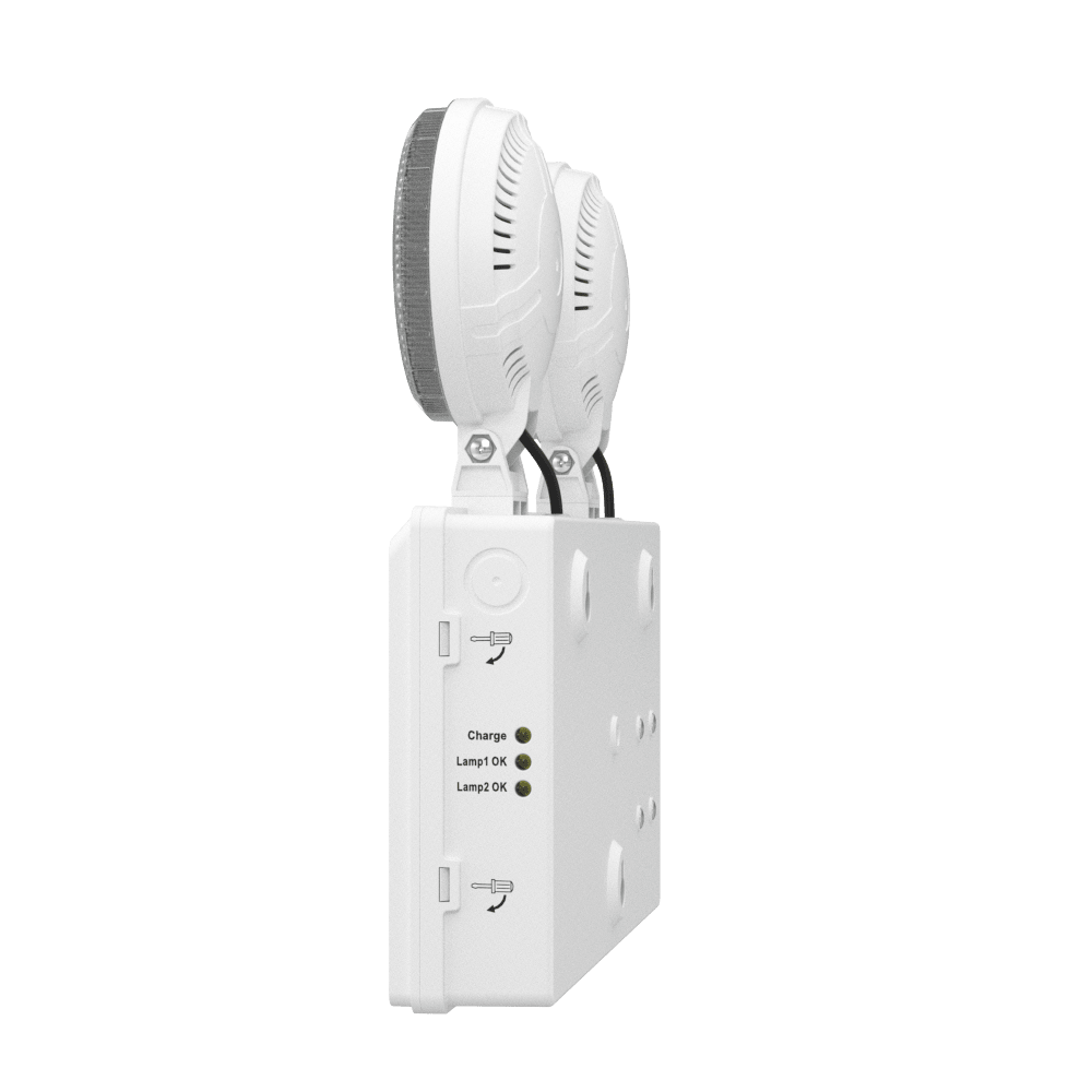 TWIN SPOT Wall Light | LED 4W 405LM | 4000K Cool White | IP20 | Non - Maintained | 3hr Emergency Function - LightHub Direct