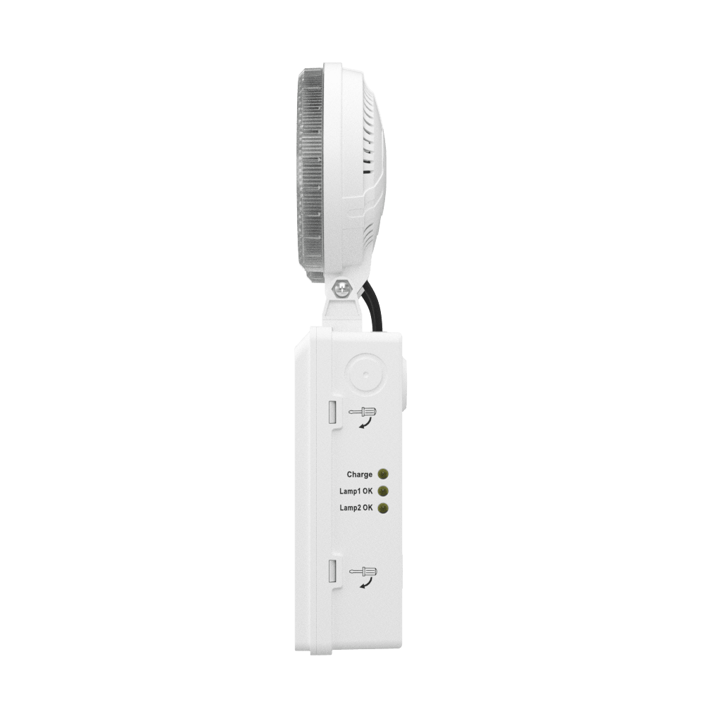TWIN SPOT Wall Light | LED 4W 405LM | 4000K Cool White | IP20 | Non - Maintained | 3hr Emergency Function - LightHub Direct