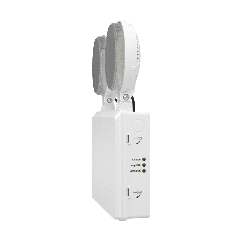 TWIN SPOT Wall Light | LED 4W 405LM | 4000K Cool White | IP20 | Non - Maintained | 3hr Emergency Function - LightHub Direct