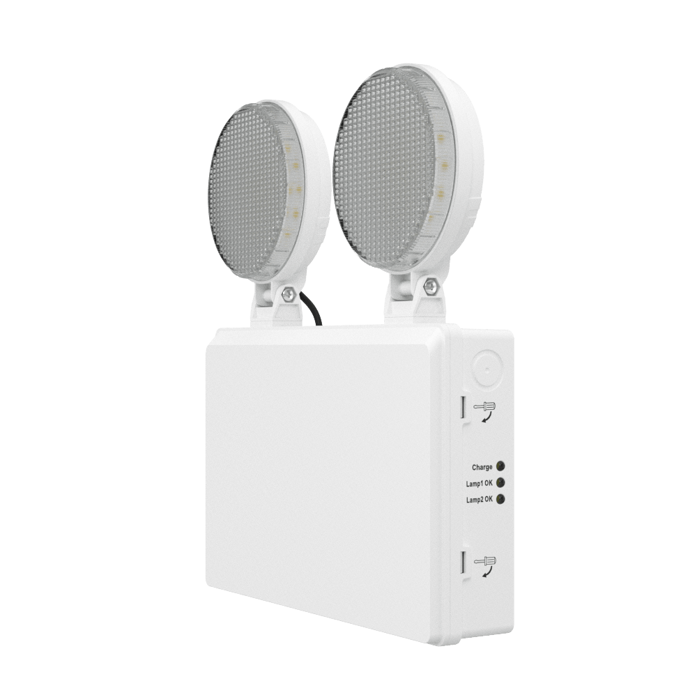 TWIN SPOT Wall Light | LED 4W 405LM | 4000K Cool White | IP20 | Non - Maintained | 3hr Emergency Function - LightHub Direct