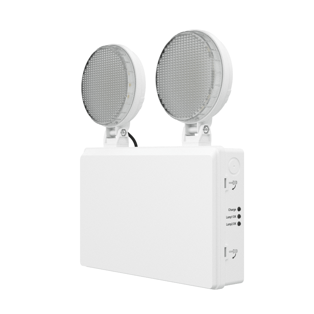 TWIN SPOT Wall Light | LED 4W 405LM | 4000K Cool White | IP20 | Non - Maintained | 3hr Emergency Function - LightHub Direct