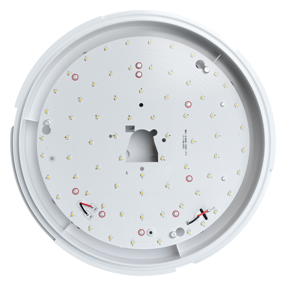 EUSTON Slim Bulkhead Light Fitting | LED 14W 1000lm | 4000K Neutral White | IP54