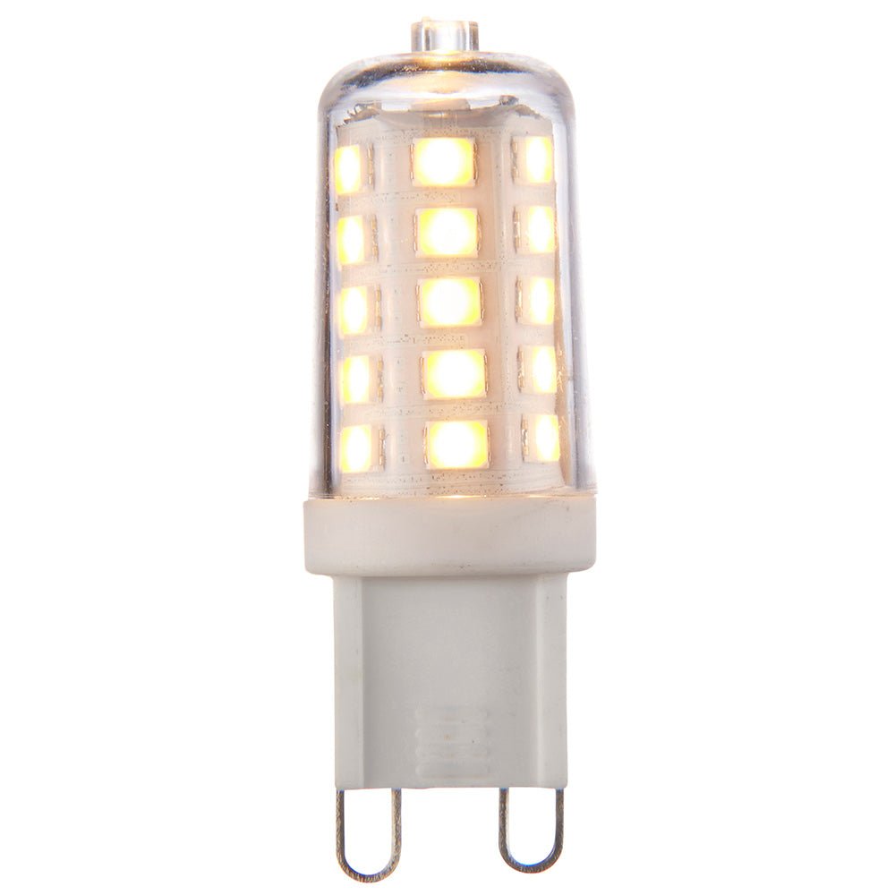 G9 LED Dimmable Spotlight Bulb | 3.2W 320 Lumens | 3000K Warm White - LightHub Direct
