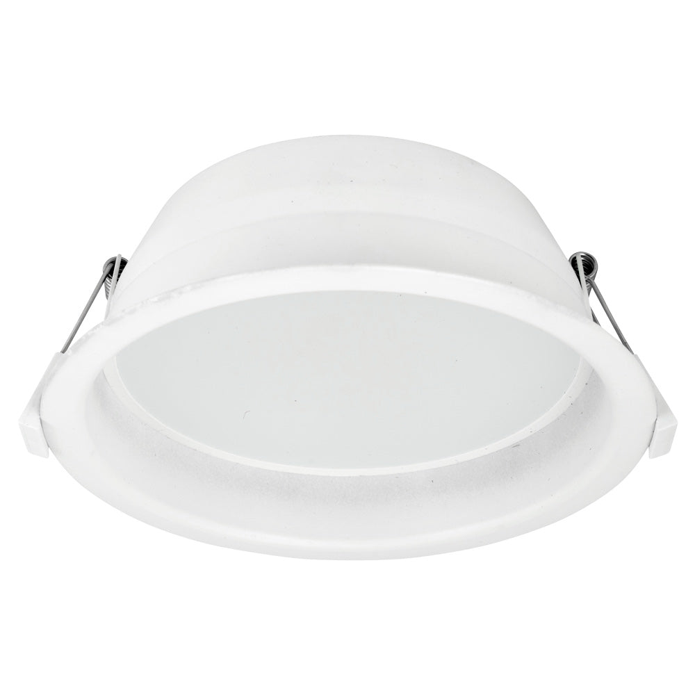 SATURN LED Recessed Round Dimmable Commercial Downlight Fitting | 7W 750lm | CCT Tri-Colour | IP44 | Standard