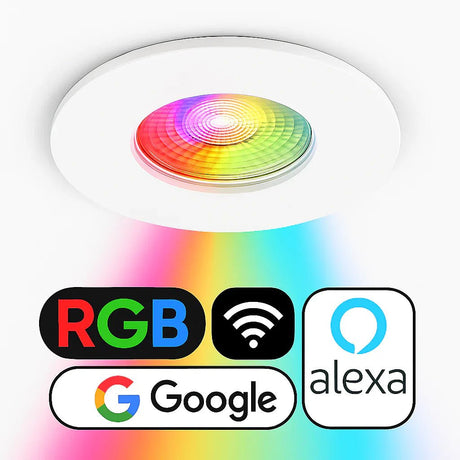 Smart WiFi RGB Downlights – App Controlled Lighting - LightHub Direct