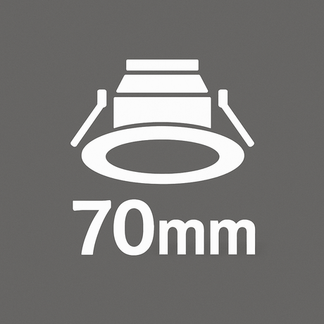 70mm Cut Out Downlights - LightHub Direct
