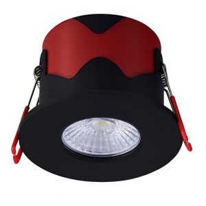 ONYX | Quad-Colour CCT | LED Fire Rated Downlight | Dimmable 7W 750lm | IP65 | Black