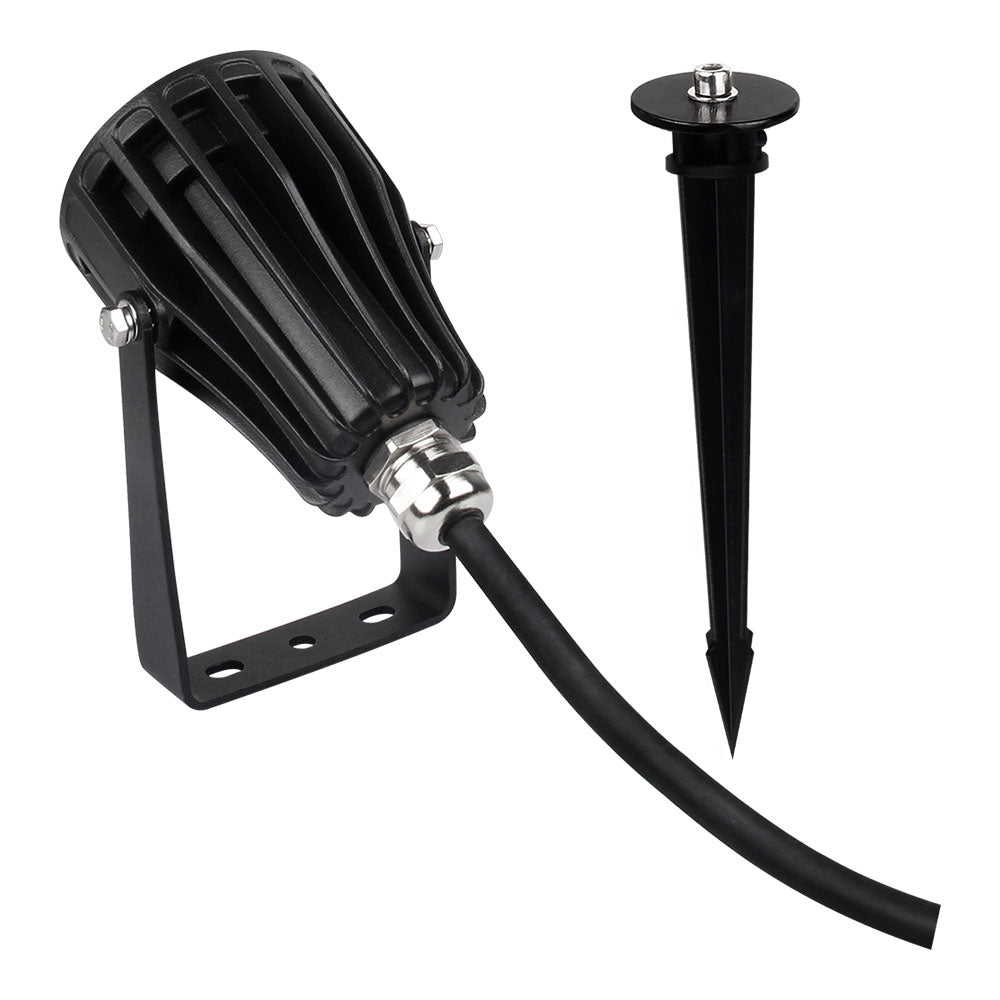 6W RGB+CCT Smart LED Garden Spike Light | 240V Colour Changing Outdoor Spotlight