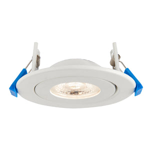 ORBITAL | Quad-Colour CCT | LED Tilt Adjustable Fire Rated Downlight | Dimmable 4/6/8W 800lm | IP65 | White