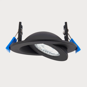 ORBITAL | Quad-Colour CCT | LED Tilt Adjustable Fire Rated Downlight | Dimmable 4/6/8W 800lm | IP65 | Black