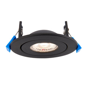 ORBITAL | Quad-Colour CCT | LED Tilt Adjustable Fire Rated Downlight | Dimmable 4/6/8W 800lm | IP65 | Black