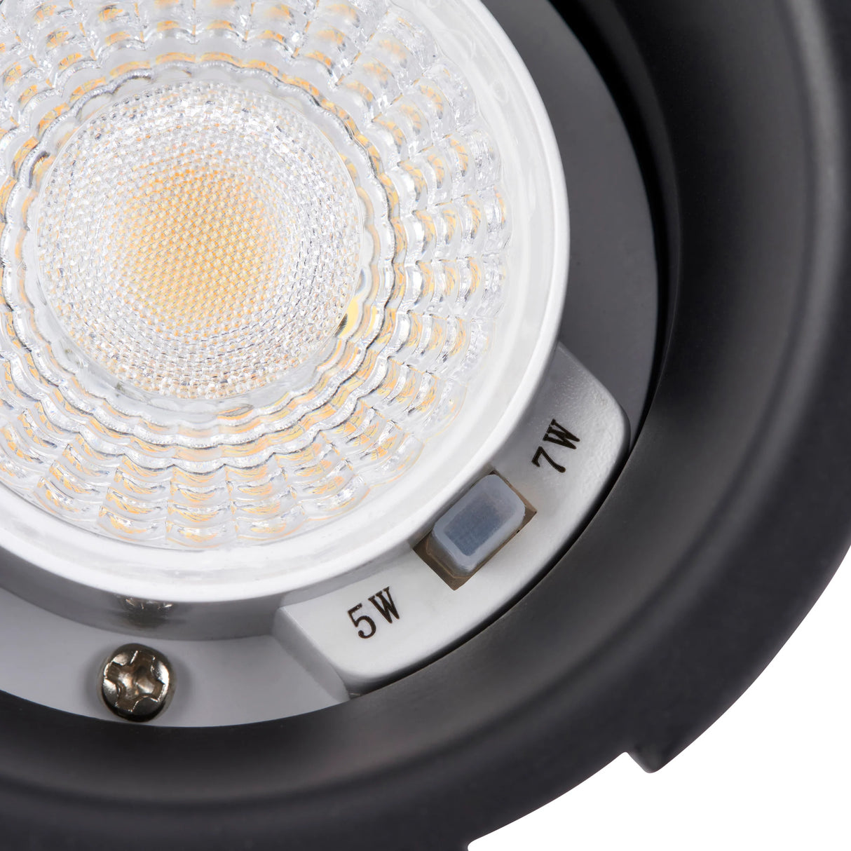 4CCT Fire Rated Dimmable Anti-Glare Downlight | LED 5-7W 650lm | CCT Tri-Colour | IP65 | White & Brass