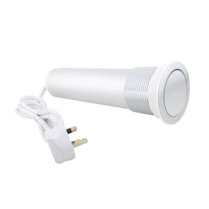 KENSAL | Pop-Up Worktop Socket | 2 x UK Sockets + 2 x USB-C PD 20W | Wireless Charging | Silver