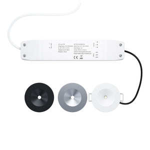 AXIO Mini Non Maintained LED Downlight Pin Spot Light | LED 2W 150lm | 6500K Daylight | IP20 | 3hr Emergency