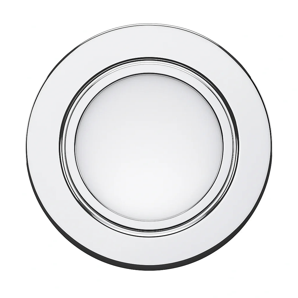 Mini Recessed Under Cabinet LED Downlight | LED 1.5W 12V | IP20 | 6500K Daylight White | Polished Chrome