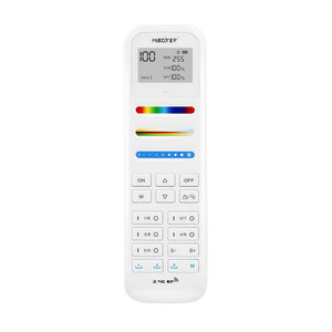 100-Zone RGB+CCT Smart RF Remote Control – Multi-Zone Lighting Controller