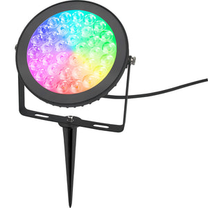 15W RGB+CCT Smart Garden Spike Light – Colour Changing Outdoor Spotlight (240V)