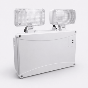 Twin Spot Non Maintained Wall Light | LED 4.5W 400lm | 4000K Neutral | IP65 | 3hr Emergency - LightHub Direct