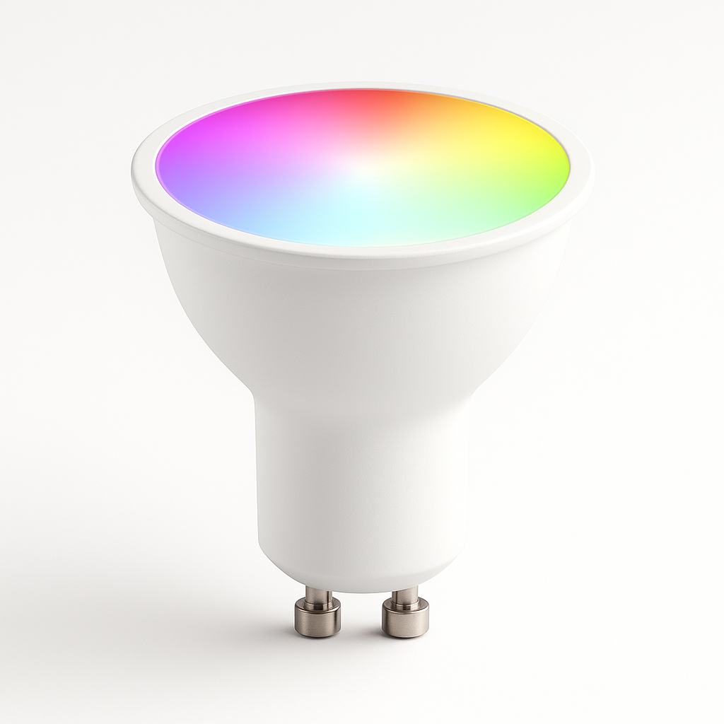 WiFi RGB+CCT 2700K-6500K | GU10 LED Dimmable SpotLight Bulb | 5W 350 Lumens