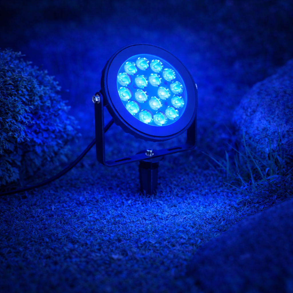9W RGB+CCT Smart Garden Spike Light – Colour Changing Outdoor Spotlight (240V)