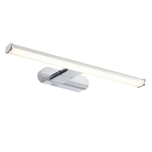 MODA | LED Over Mirror Bathroom Light Wall Semi-Flush Fitting | IP44 | Chrome