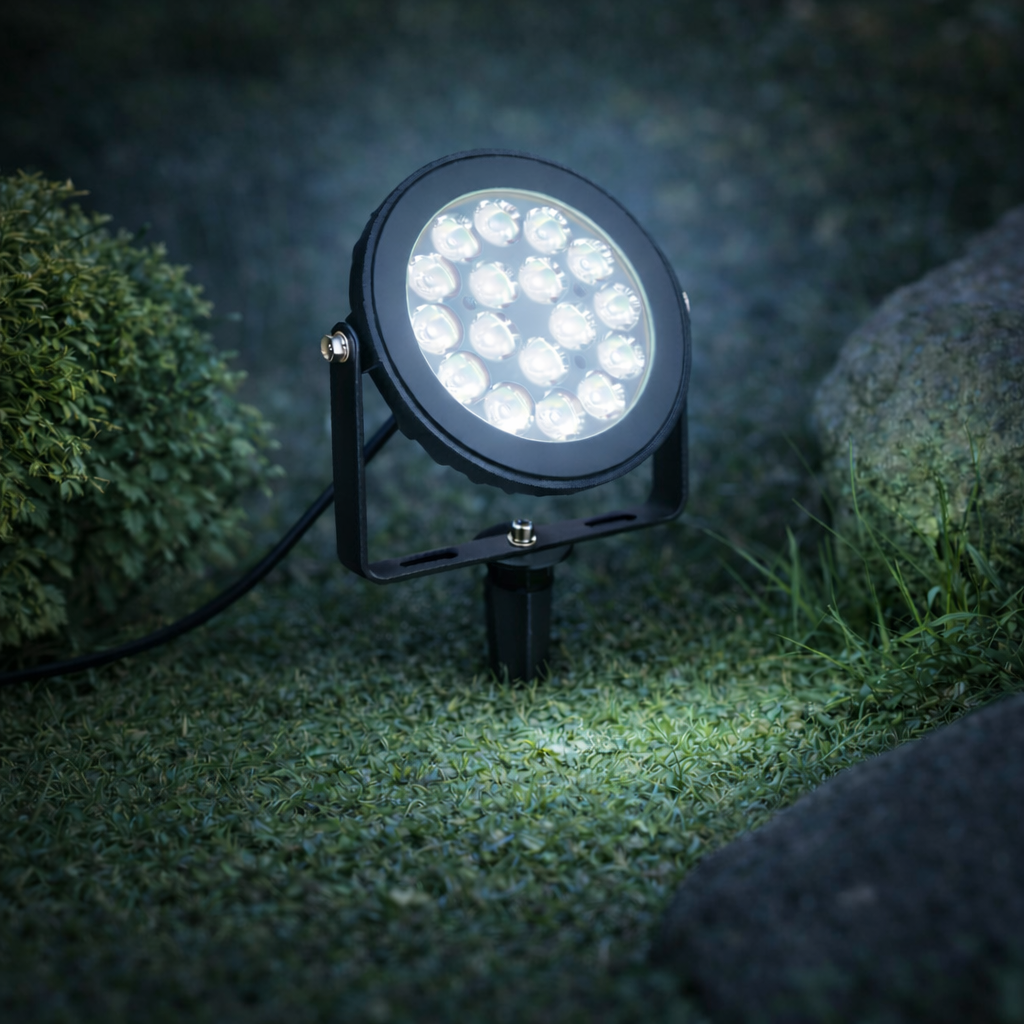 9W RGB+CCT Smart Garden Spike Light – Colour Changing Outdoor Spotlight (240V)