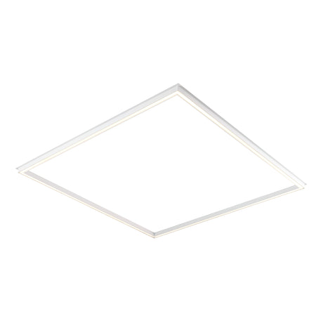 Rectangular led frame light fixture on a white background