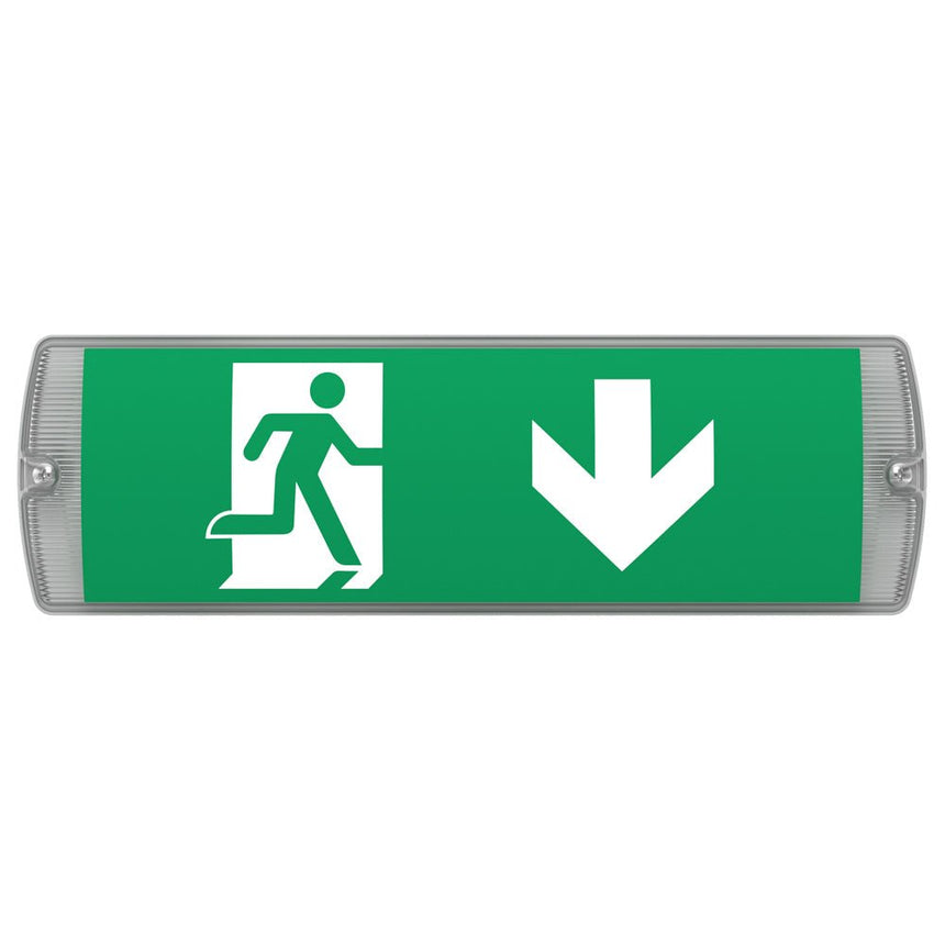 APEX Self Test Emergency Fire Exit Bulkhead Light | Fast Dispatch ...